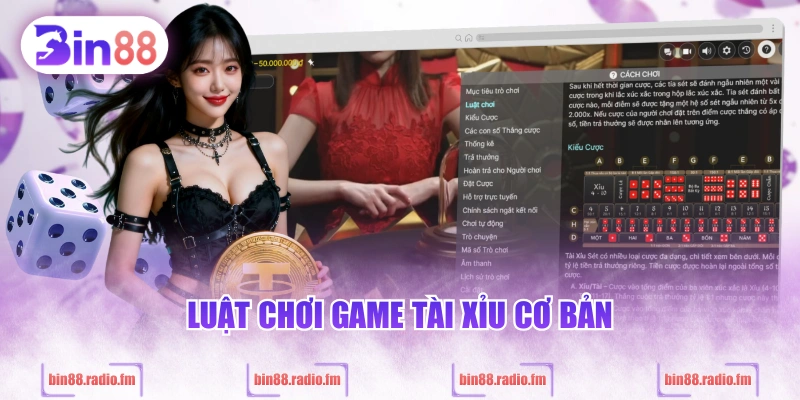 Luật chơi game Tài xỉu cơ bản